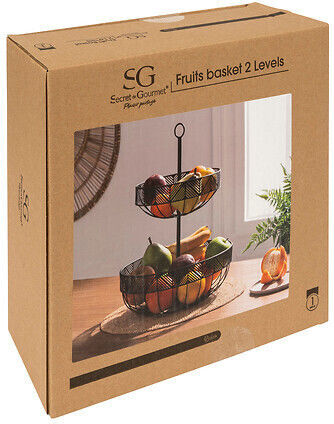 5Five Wooden Salad Bowl Black 30x30cm