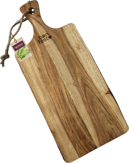 Bonfesto Suprafață de Tăiere Lemnoasă Bej 45x20cm 1buc