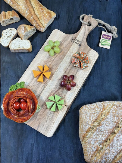 Bonfesto Suprafață de Tăiere Lemnoasă Bej 45x20cm 1buc