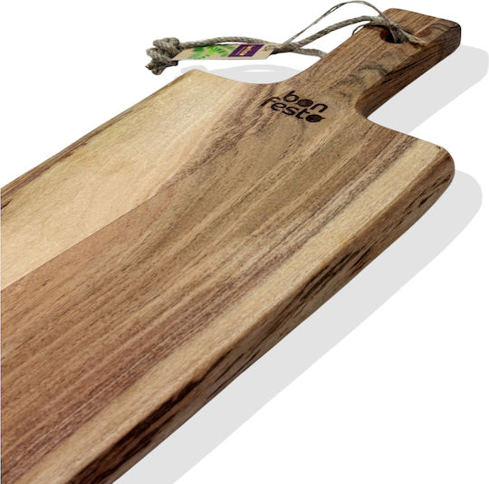 Bonfesto Schneidebrett Hölzernes Beige 55x20cm 1Stück