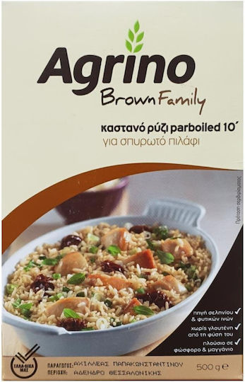Agrino Ориз Кестенява Brown Family За пикантен пилав 500gr