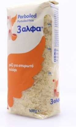 3αλφα 3αλφα Parboiled American Type Rice 500g