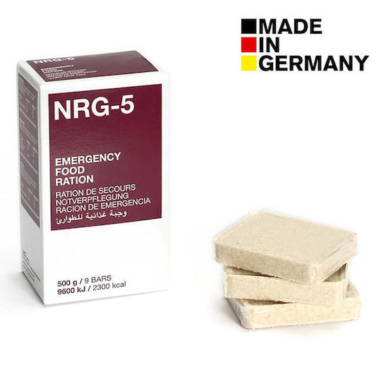 Katadyn NRG-5 Energy Bars 2300kcal 500g 20 Years