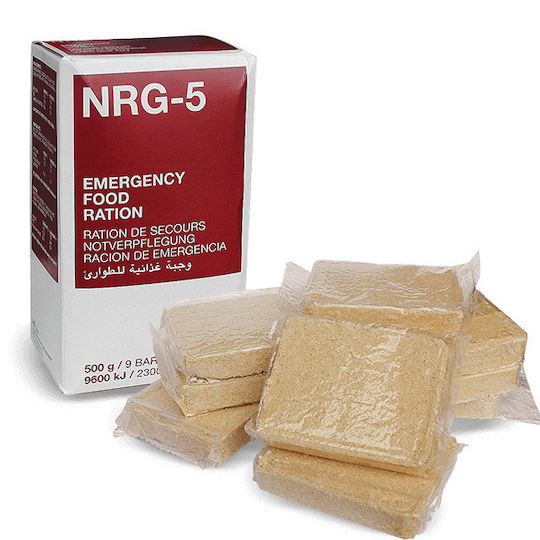 Katadyn NRG-5 Energy Bars 2300kcal 500g 20 Years