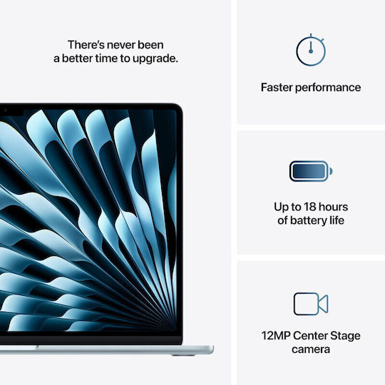 Apple MacBook Air 15.3" IPS Retina Display (M4-10-Core/24GB/1TB SSD/10-Core GPU) with 30W Sky Blue Charger (International English Keyboard)