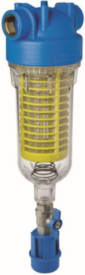 Atlas Filtri Hydra RAH Water Filtration System Single Central Supply Micron ½" with Replacement Filter Atlas Filtri RAH 90μm