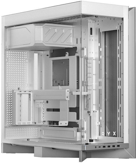 Tryx LUCA L70 Gaming Midi-Turm Computergehäuse mit Seitenfenster Weiß