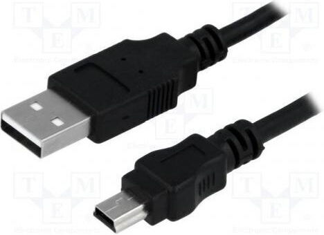 LogiLink CU0058 Regular USB 2.0 to micro USB Cable Μαύρο 1m CU0058 1τμχ