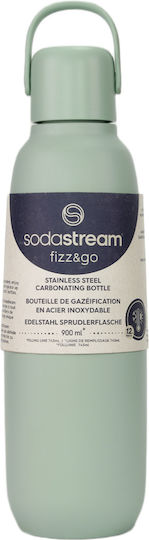 Sodastream Fizz&go Edelstahl Thermosflasche 900ml Minzgrün