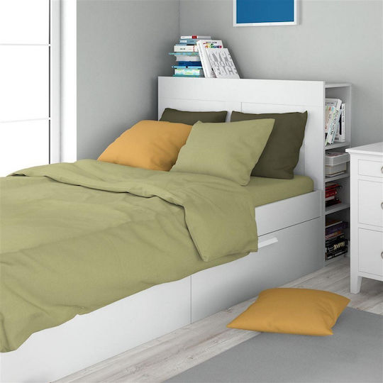 Dimcol Solid Υπέρδιπλο 220x240εκ. 504 Olive