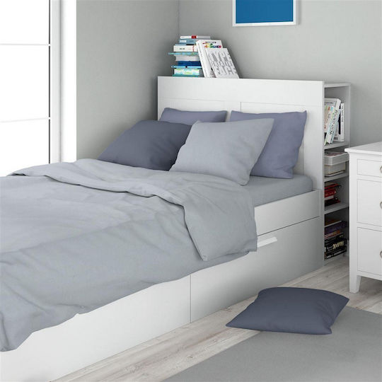 Dimcol Solid Υπέρδιπλο 220x240εκ. 505 Light Blue-grey