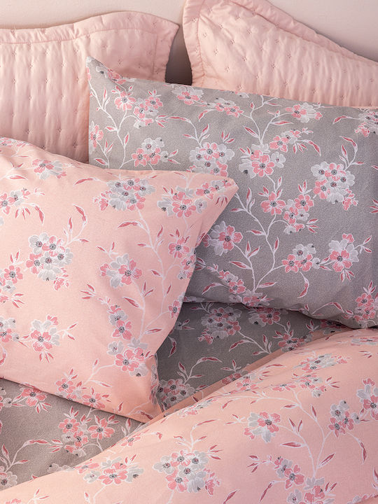 Palamaiki Bettwäsche-Set Überdoppel mit Gummiband 170x200+30cm. Fashion Life Fl6261 FL6261 4Stück