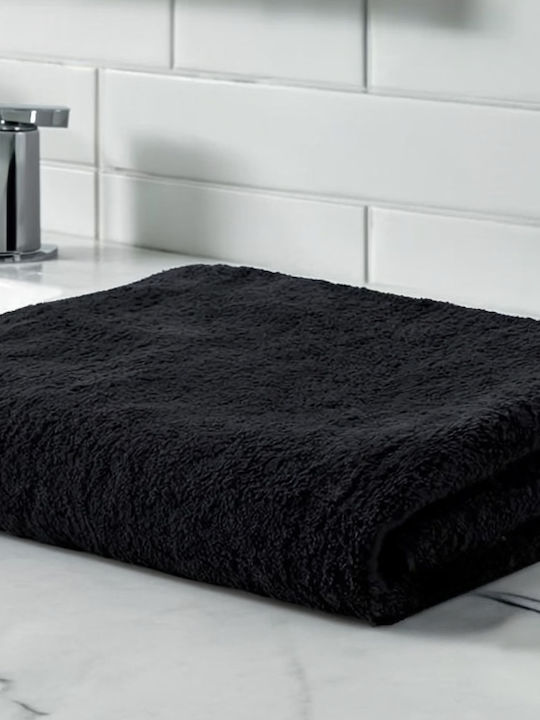 Family Enterprise Πετσέτα Σώματος 70x130εκ. Μαύρη Βάρους 450gr/m²