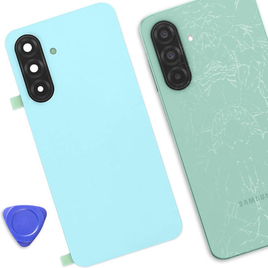 Clappio Ersatzabdeckung Rückglas Galaxy A26 Integrierter Kleber Vert Minze