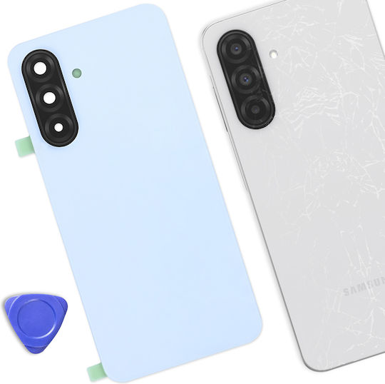 Clappio Ersatzabdeckung Für Samsung Galaxy A26 Integrierter Kleber Weiß