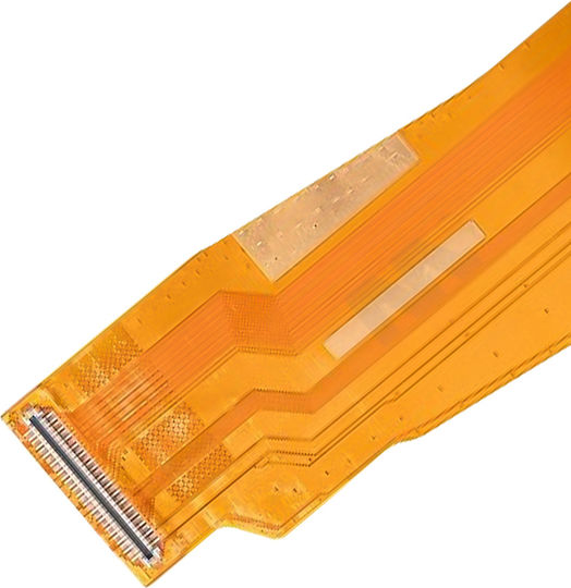 Clappio Motherboard Connection Flex Cable Xiaomi Redmi Note 12s Flex Connector Black Orange