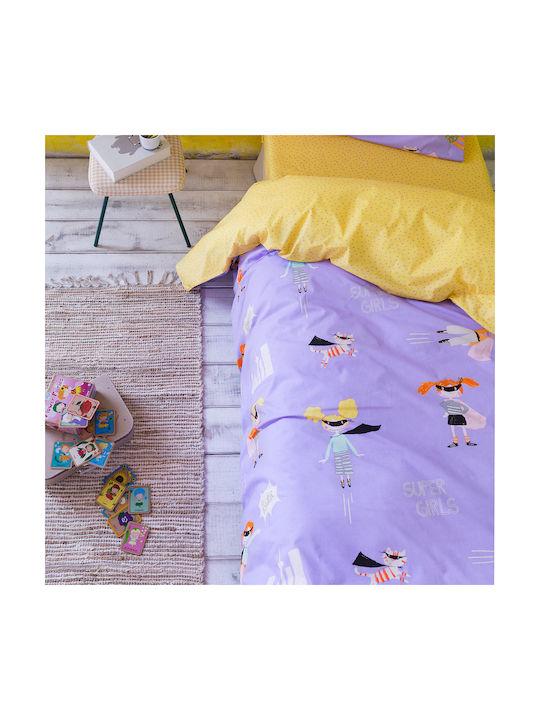 Nima Kids Quilts Single Super Girls Purple 160x240cm