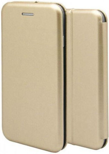 Elegance Buchen Sie Synthetisches Leder Gold (Galaxy S20 Ultra)