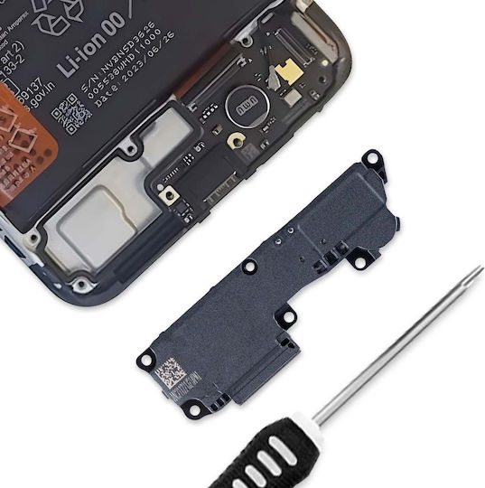 Clappio Replacement External Speaker Compatible Redmi Note 12s Black