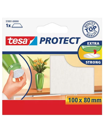 Tesa 57891 Square Felt with Sticker 100x80mm