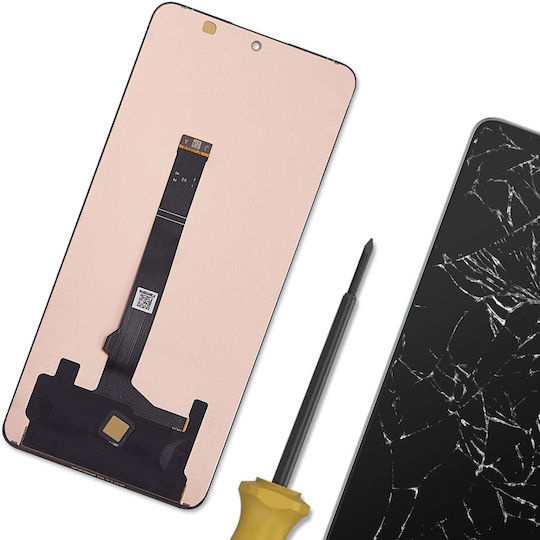 Clappio Komplettes LCD Touchscreen Ersatzbildschirm Für Poco X6 Pro Schwarz