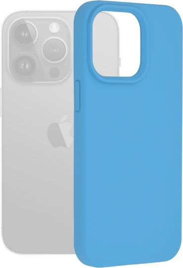 Techsuit Back Cover Σιλικόνης Αδιάβροχο Μπλε (iPhone 15 Pro Max)