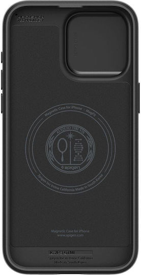Spigen Optik Armor MagFit Back Cover Silicone / Plastic 2mm Black (iPhone 15 Pro)