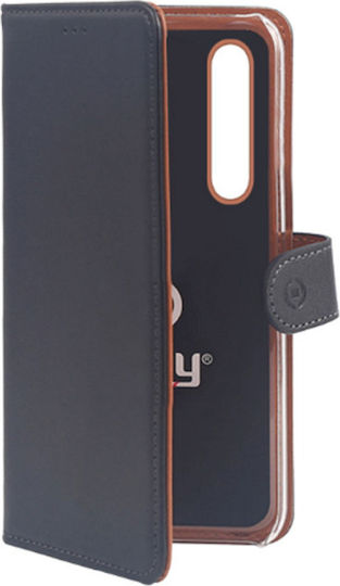 Celly Wally Book Synthetic Leather Black (Huawei Mate 10 Lite)