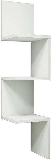 Raft Zikzak Alb 25x105.4x25cm