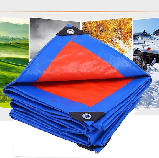 Waterproof Tarpaulin 160gr/m² 3x2m. Light Type Blue