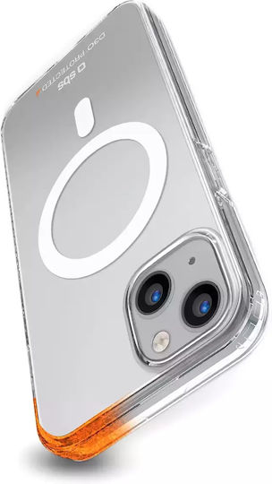 SBS Umschlag Rückseite Silikon Transparent (iPhone 15)