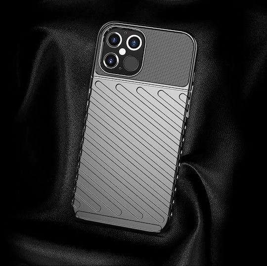 Powertech Umschlag Rückseite Silikon Blau (Xiaomi Mi 11)