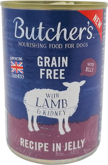 Butcher's Pet Care Original Recipe Wet Food Dogs in Cans with Lamb Gluten-Free 400gr