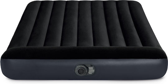 Intex Inflatable Camping Air Mattress King Size with Integrated Classic Queen Pump 152x203x25cm
