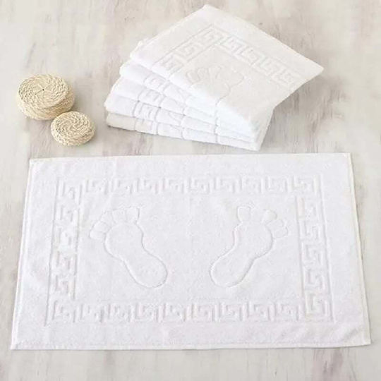 Kotonia Home Prosoapa de Mana Hotel 70x50 cm Alba Greutate 850gsm