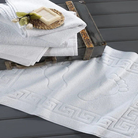 Kotonia Home Prosoapa de Mana Hotel 70x50 cm Alba Greutate 850gsm