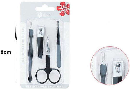 Maniküre Pediküre Set 4 Pflege Zubehör 8 Cm Höhe Edelstahl