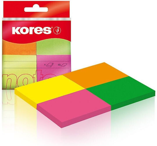Notes Memo 40x50mm Multicolour 3x100 Sheets
