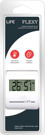 Life Flexy Indoor Thermometer & Hygrometer Tabletop
