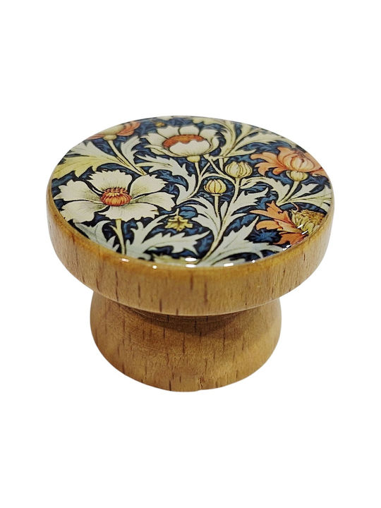 ACM Kids Knob Furniture made of Wooden Natural wood 12017-000-BRZ2 1pcs