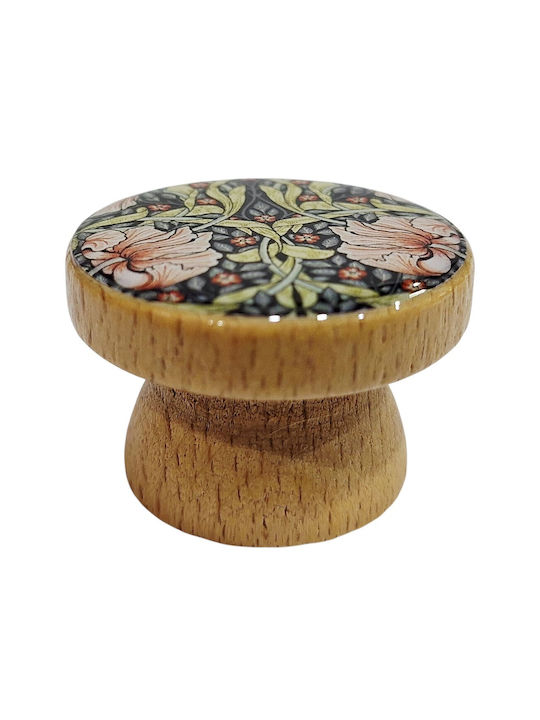ACM Knob Furniture made of Wooden Natural wood 12015-000-BRZ2 1pcs