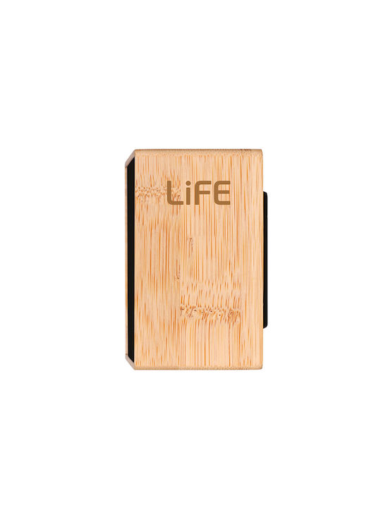 Life Noble Bamboo Επιτραπέζιο Ψηφιακό Ρολόι με Ξυπνητήρι & Ασύρματη Φόρτιση 221-0109