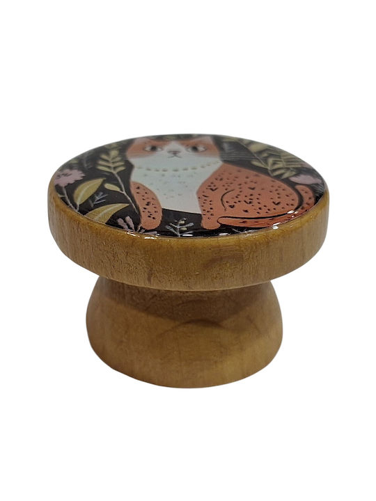 ACM Kids Knob Furniture made of Wooden Natural wood 12007-000-BRZ2 1pcs