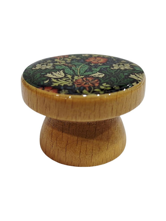 ACM Knob Furniture made of Wooden Natural wood 12013-000-BRZ2 1pcs