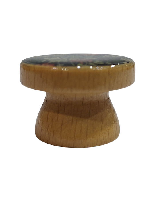 ACM Knob Furniture made of Wooden Natural wood 12013-000-BRZ2 1pcs