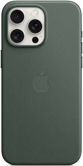 Apple Задна корица Текстил Зелен (iPhone 15 Pro Max)