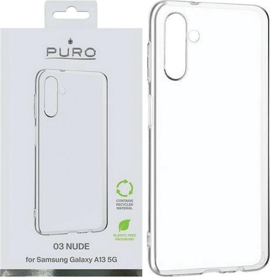 Puro 0.3 Nude Umschlag Rückseite Silikon 0.3mm Transparent (Galaxy A13 5G)