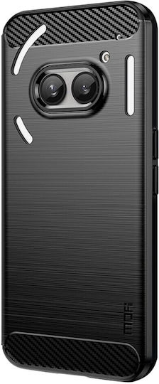 Mad Mask Brushed Back Cover Silicon Negru (Nimic Telefon (2a))