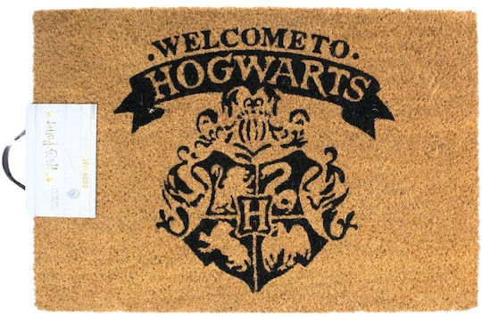 Pyramid International Covor de Intrare din Cocos cu Suport Antiderapant Harry Potter Hogwarts 60x40buc