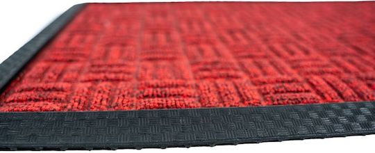 Sdim Entrance Mat Carpet with Anti-slip Backing Supreme 001 Red 40x60cm Thickness 12mm